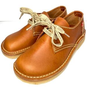 DUCKFEET Jylland Brown Leather Lace-Up Derby Shoe